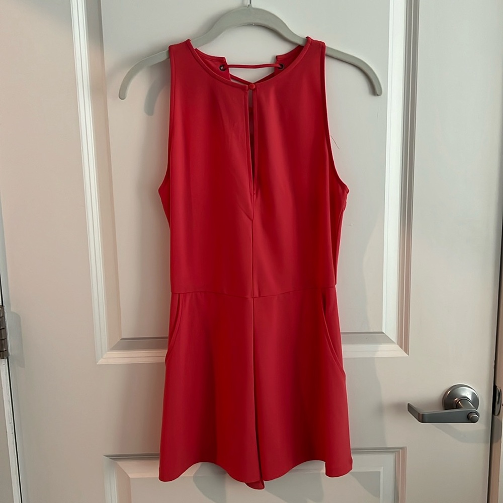 coral romper